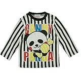 GARACH(ギャラッチ) 天竺10mmピッチストライプ長袖Tシャツ 130cm /ブラック NO.AH-511404