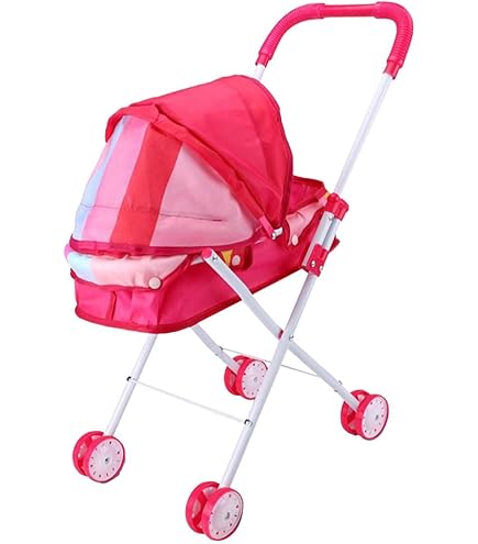 Amazon | ぽぽちゃん お買いものベビーカーフレンチローズピンク
