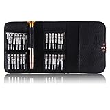 25 in 1 多機能ウォレットスーツ スクリュードライバーセット スマートフォン ラップトップ コンピューター カメ時計 修復ツールScrewdriver Set L-1301