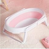 ベビーシャワー 0〜6歳 ピンク 赤ちゃん 入浴バスケット 座って横になることができる 折りたたみ可能 大きなサイズ 多機能 バイオニックデザイン 新生児 バスタブ