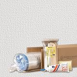 TOMOYASU のり付き壁紙 施工道具7点付き 15m 幅92cm 【CC-TS140】 ●ジョイントコーク：ホワイト JQ3 白 織物調