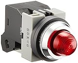 IDEC φ25 TWSシリーズ パイロットライト 丸形 LED照光 AC100/110V APS116DNR