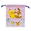 ポケモンセンターオリジナル 巾着 ピカチュウとイーブイフレンズ