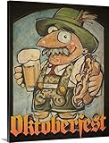 Tim Nybergプレミアムシックラップキャンバス壁アート印刷題名Oktoberfest Guy 24" x 30" 2154167_24_24x30_none