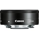 キヤノン Canon 単焦点広角レンズ EF-M22mm F2 STM ミラーレス一眼対応 キヤノン EFマウント ブラック、黒色