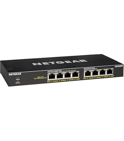 Amazon.co.jp: NETGEAR 5-Port Gigabit Ethernet Unmanaged PoE