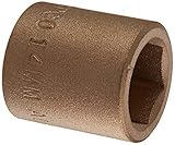 Ampco Safety Tools SS-1/4D14MM Standard Socket Non-Sparking Non-Magnetic Corrosion Resistant 1/4 Dri