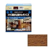 アサヒペン 水性高耐久2液ウレタンニス メープル 600gセット