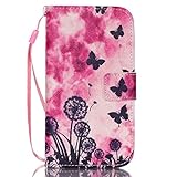 Galaxy S4 ケース Zeebox 手帳型ケース カード収納ホルダー＆ストラップ付き 横開き Samsung Galaxy S4 用 高品質 液晶保護 カバー 生涯補償付き (ピンク #4)