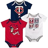 Minnesota Twinsベビー/幼児Go Team 3 Piece Creeper Set