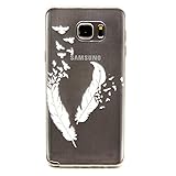 UNEXTATI Galaxy Note 5 ケース TPUケース ハードカバー 超薄型ケース カバー 耐衝撃 全面保護 軽量 脱着簡単 クリア 透明 Samsung Galaxy Note 5 カバ