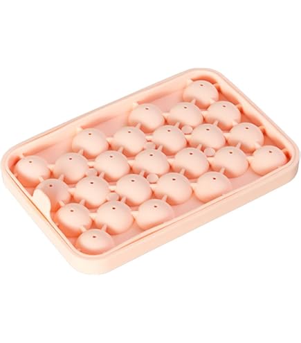 ❤未使用❤丸い氷　シリコン　製氷皿　丸氷　アイス Amazon｜製氷皿 ピンク 丸い氷 製氷器 製氷機 アイスボール 球体 丸氷