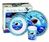 Motorhead Products Wish You Were Here' Sharks 3-Piece Children's Dish Set by MotorHead Products