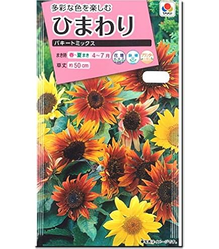 Amazon | タキイ種苗 徳用 ミニひまわり F1スマイルラッシュ | 野菜