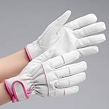 ミドリ安全 女性用革手袋 MT-550 Sサイズ MT-550-S 豚本革手袋(袖口マジックタイプ)