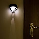 T-SUN LED Outdoor Wireless Solar Powered Wall Light IP44 Waterproof 3000K for Garden,Wall Step,Patio