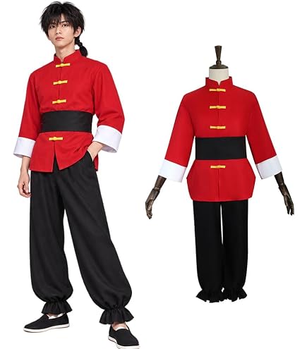 Amazon.co.jp: シャンプー コスプレ衣装 ウィッグ付き らんま1/2 中華
