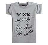 Fanstown VIXXシャツ署名グレー+ 2ピースのLomoカード