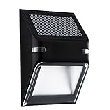 Mpow Solar Lights for Fence Posts, 5 LEDs Solar Powered Waterproof Fence Light with 12Hrs Lighting T