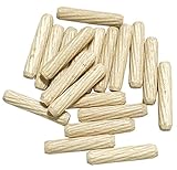木ダボ 6☓30mm 20個 木工ダボ 木 ダボ 家具 つなぎ ジョイント ジッパー袋入り