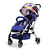 ライト幼児車の傘, ファッション ベビーカー, 高い視点 乳母車, 片手倍, あなたが座ったりうそことができます (C)