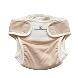 オーガニックコットン　日本製　外ベルトタイプ　ボーダーおむつカバー　ORGANIC GARDEN　オーガニックガーデン