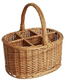 Wald Imports Willow Wine Basket, 14-Inch by Wald Imports