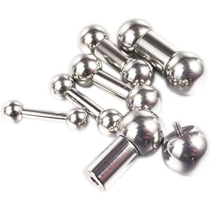 【HAIKARA TOWN】ストレートバーベル ピアス 内ネジタイプ 12G 10G 8G 10G 8G 6G 4G 2…