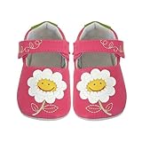 Jack & Lily My Mocs Daisy Berry?-?100% Leather Zapatitos for the first steps, Multi-Colour 12-18 Mon