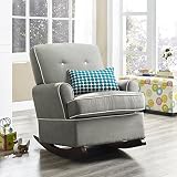Baby Relax The Tinsley Nursery Glider Chair, Grey [並行輸入品]