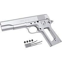 ☆1911ガバメント用 HW SFA FBIスライドフレーム FBIビューロースライドとシルバーフレームの組み合わせ | みかげ