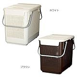 吉川国 SCB-13 スカンジナビアスタイル 目かくしランドリーバスケット ホワイト