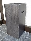 【傘立て・陶器】しがらき焼立刻線傘立て【傘立て買い替えインテリアしがらき焼花器】