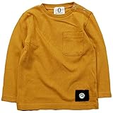 《年間定番》ZERO standard(ゼロスタンダード)19/-ラフィ天竺無地胸ポケット長袖Tシャツ 90cm/YE NO.B-100202