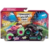 Monster Jam ニトロネオンスパークルスマッシュ vs Max-D (1:64スケールダブルパック)