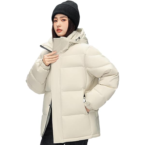 Amazon | 冬のTrapstar連帽ジャケットダウンジャケット長袖ショート