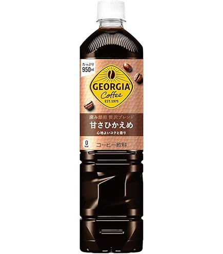 Amazon.co.jp: コカ・コーラ ジョージア 深み焙煎贅沢ブラック 無糖