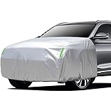 Amazon Konnfeir 車カバー ハーフ カーカバー ボディーカバー 自動車カバー 車体カバー ハーフカバー 裏起毛タイプ 防水 防塵 防輻射紫外線 ハーフ車カバー 4層構造 セダン対応 ボディ フェンダー補修ツール 車 バイク