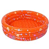 Firlar プール 安心の3気室 底もフワフワ ビニールプール　ベビープール ピンク、グリーン、ブルー、オレンジ　四色選べる　80＊28ｃｍ