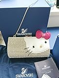 新品 限定 レア SWAROVSKI × Hellokitty クラッチバッグ パーティーバッグ キティ ハローキティ スワロフスキー バッグ キティちゃん