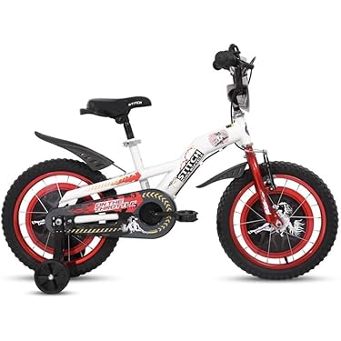 キッズバイク ブラック/グリーン 補助輪付き ROCKBROS 子供用自転車 お子様 入学 14 16 インチ かっこいい