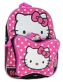 Hello Kitty 15" Backpack with Lunch Bag - Dots [並行輸入品]