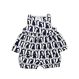 ベイビー服 女の子 Pojourノースリーブトップス Ｔシャツ+パンツ ガールズかわいい兎2セット 通気 子供ギフト 綿 90cm ブルー