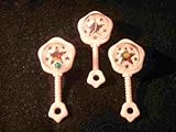 24 Small Plastic Rattles with Beads Inside For Noise - Pink by Party Favors Plus