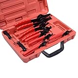 Goplus ?11pcスナップリングプライヤーセット輪Mechanics自動ツール内部外部ペンチby Goplus