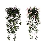 Perfeclan 人工　モーニンググローリー　美しい　装飾花　　　4本