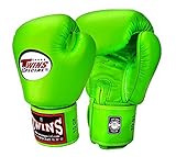 Twins　ボクシンググローブ　本革製　8オンス　グリーン
