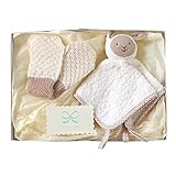 ホッペッタ Hoppetta オーガニック ぬいぐるみハンカチ+ベビーミトン ギフトセット 8858