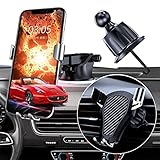 スマホホルダー 車 2in1 車載ホルダー スーパースティッキージェル吸盤とエアコンコンセントタイプ