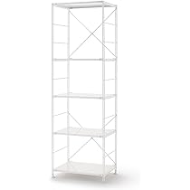 ss1717　無印良品　スチールユニットシェルフ　10段　ライトグレー　幅56cm　MUJI　良品計画　スチールラック　スチール棚　オープンシェルフ　スリム　金属製　スチール製　飾り棚　フリーラック　インテリア 楽天市場】【ライトグレー】スチールユニットシェルフ・スチール棚